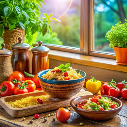 Rengarenk Sebzeli Tavada Bulgur Pilavı